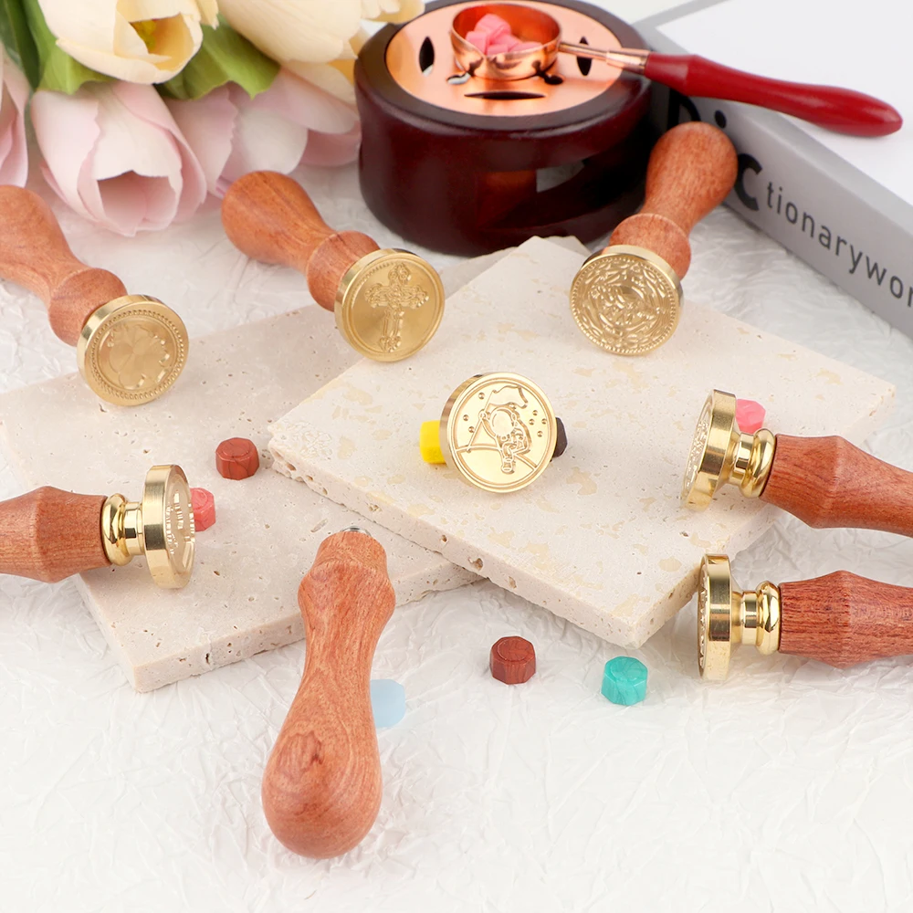 1 Çıkarılabilir Yuvarlak Pirin - Wax Seal Stamp Set incelemesi ve fiyatı
