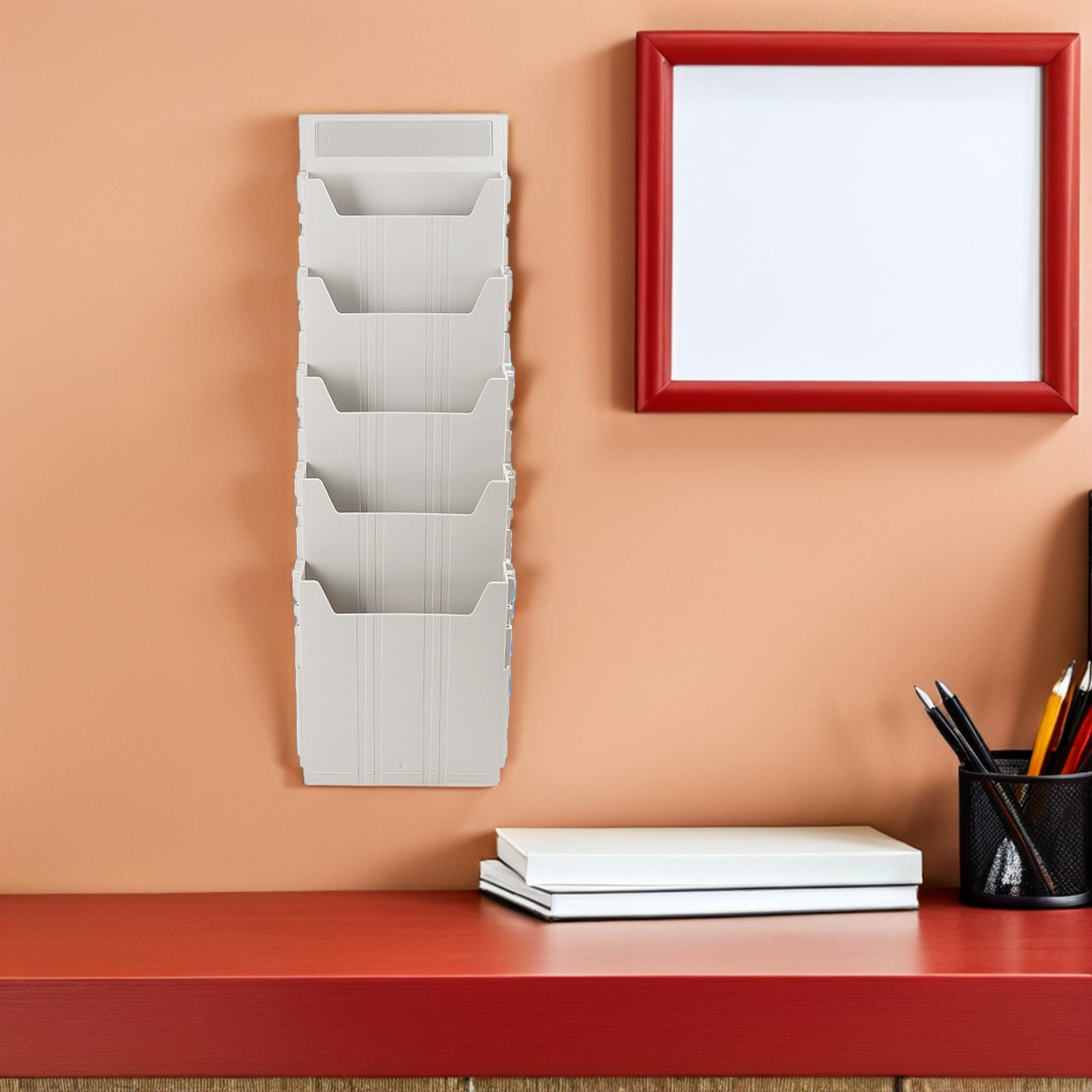 Duvara Monte Edilebilir Dosya  - Magazine Holder Rack incelemesi ve fiyatı