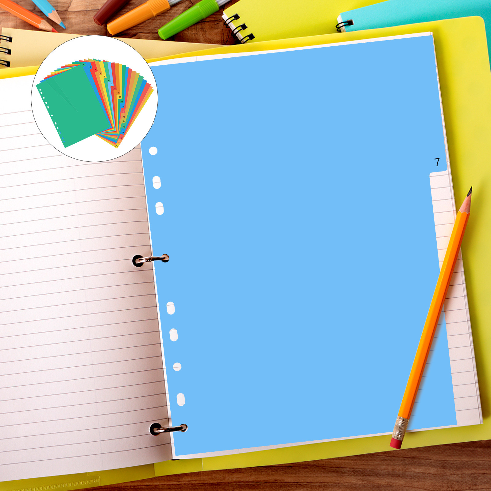 20 Sayfa A4 Boyutunda Renk Kod - Tab Divider A4 incelemesi ve fiyatı